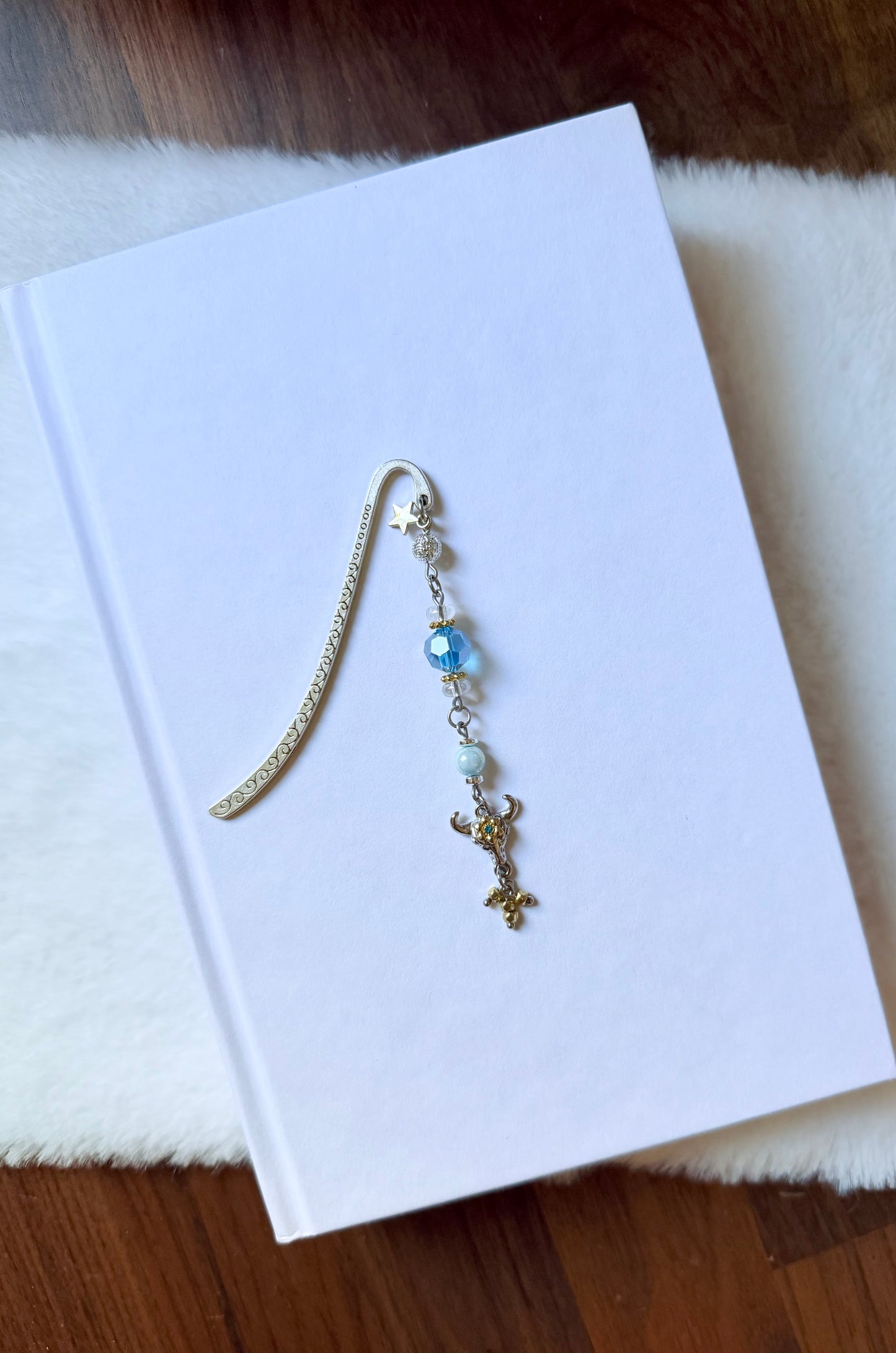 Western Sky Beaded Bookmark Charm